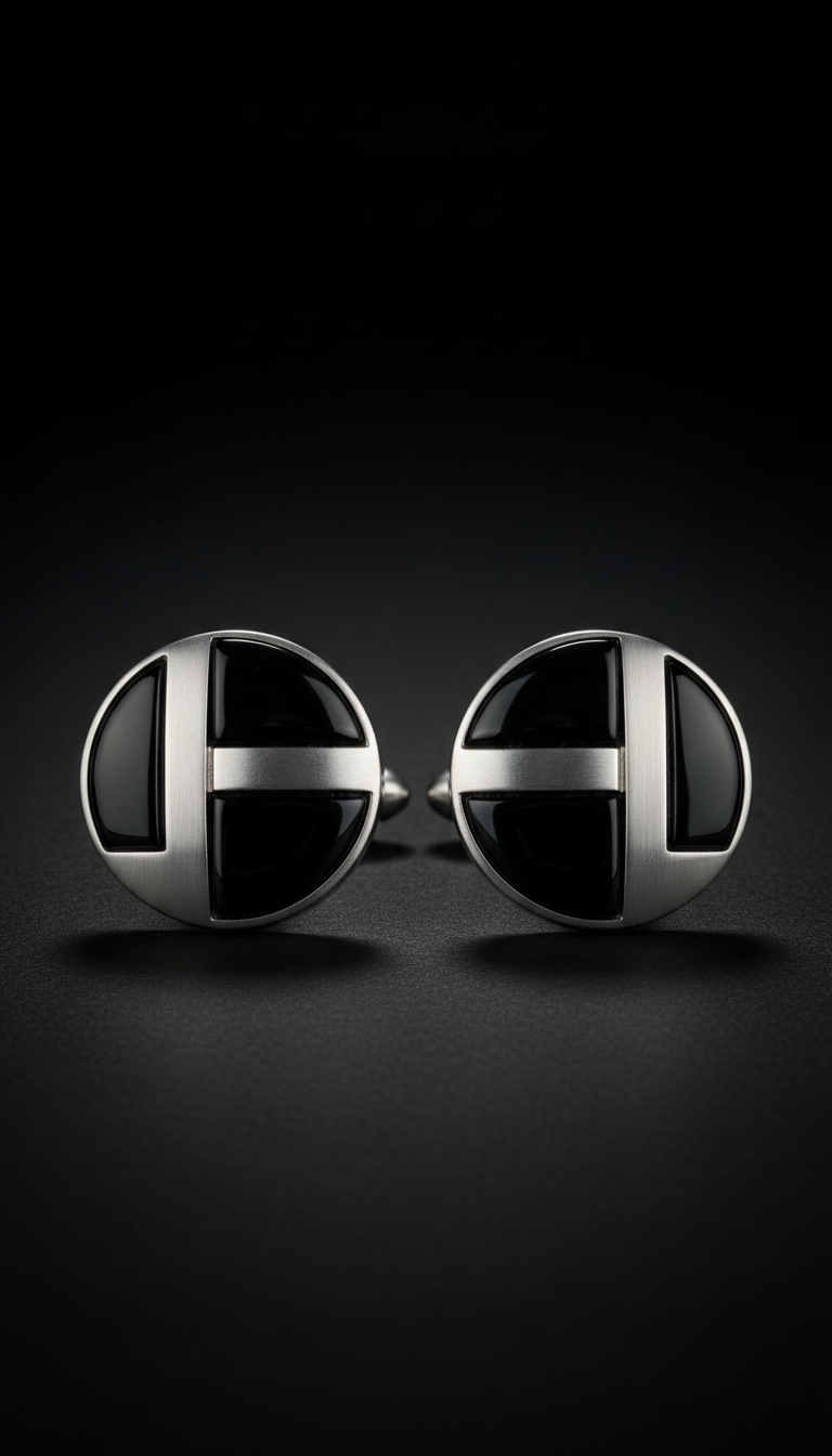 Obsidian Titanium Cufflinks