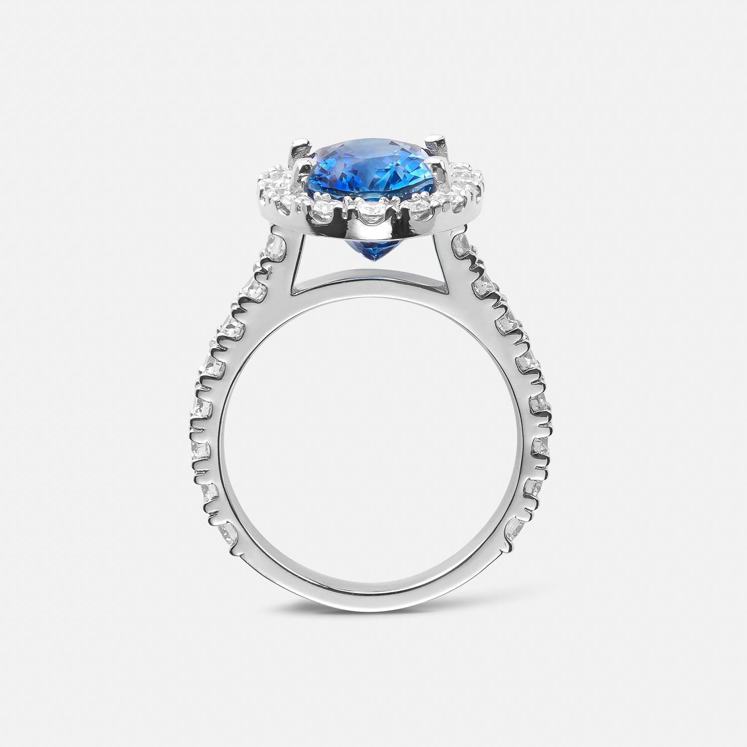 Ceylon Sapphire Halo