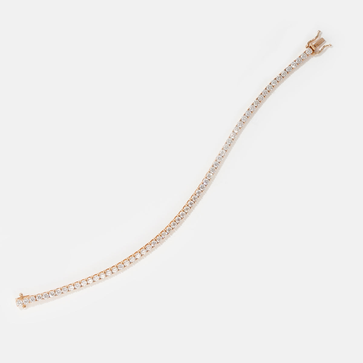 Classic Rose Gold Tennis Bracelet